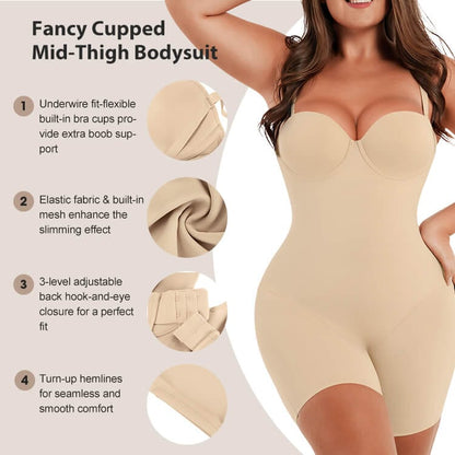 Phatkool Back-Contour Push-Up Bodysuit