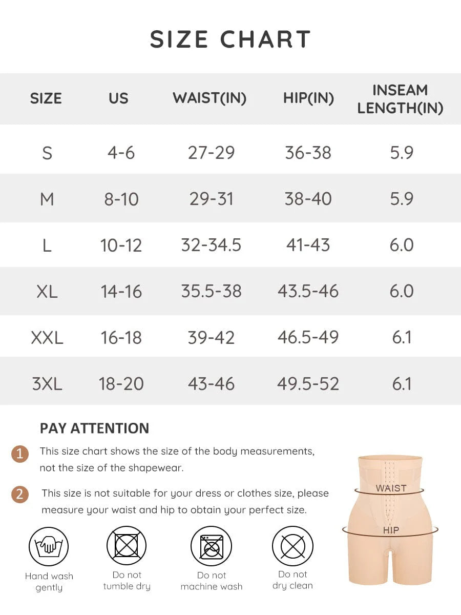 Mesh High waisted abdomen and butt lifter