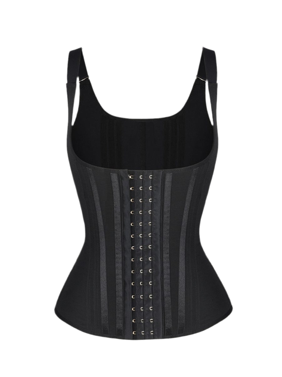 Phatkool Waist Trainer Vest. the ultimate solution to hide back fat and snatch your waist and tummy. Designed for all-day comfort under wedding dresses, party outfits, or casual wear. Enjoy full back coverage and a flawless silhouette with free global shipping
