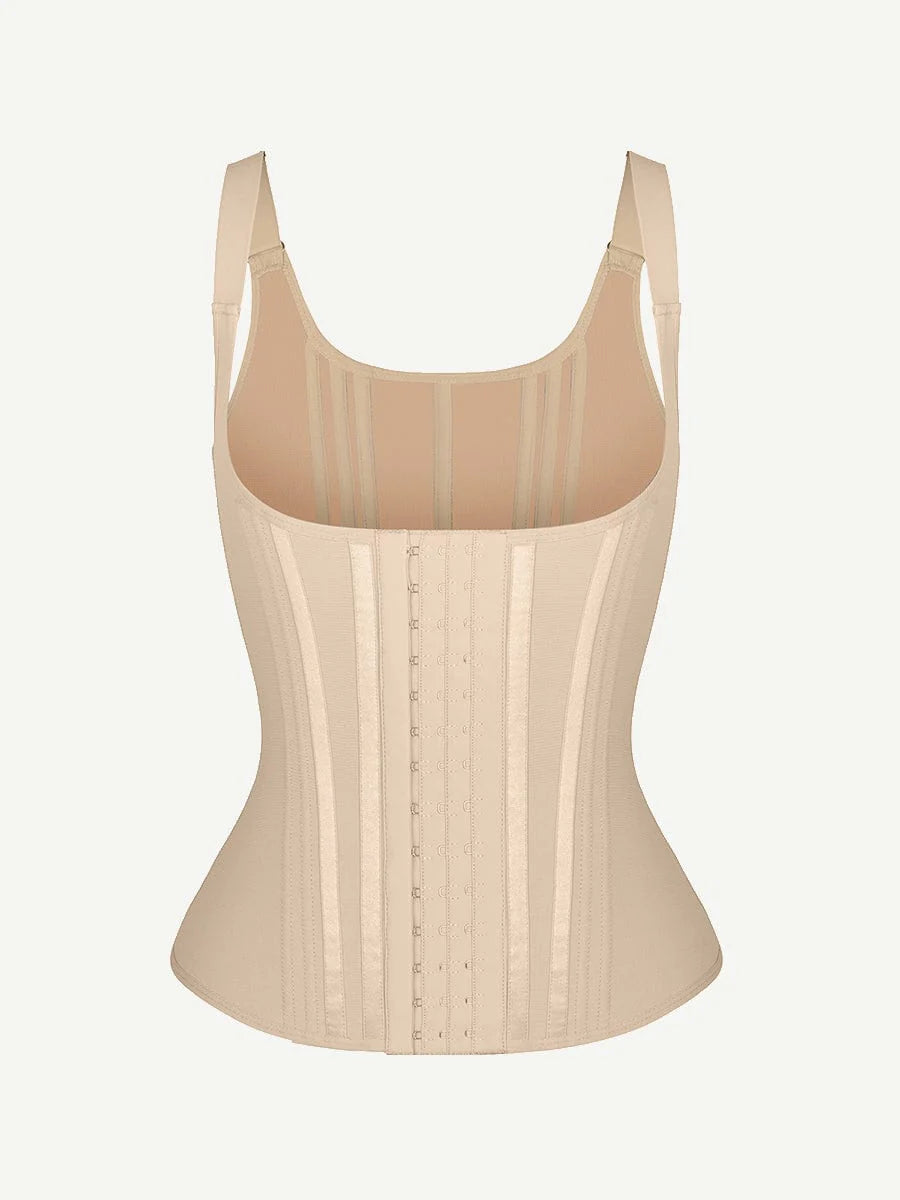 Phatkool Waist Trainer Vest. the ultimate solution to hide back fat and snatch your waist and tummy. Designed for all-day comfort under wedding dresses, party outfits, or casual wear. Enjoy full back coverage and a flawless silhouette with free global shipping
