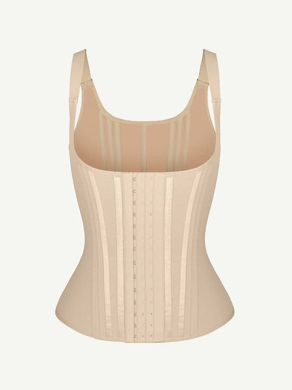 Phatkool Waist Trainer Vest. the ultimate solution to hide back fat and snatch your waist and tummy. Designed for all-day comfort under wedding dresses, party outfits, or casual wear. Enjoy full back coverage and a flawless silhouette with free global shipping
